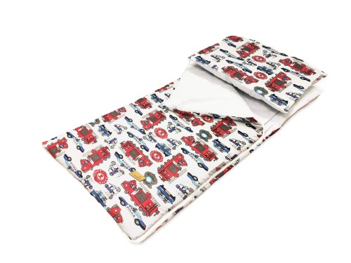 Śpiworek do przedszkola do leżakowania straż pożarna policja.jpg