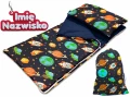 SPIWOREK-KOSMOS-MUSZTARDOWA-BAWELNA granatowa zawieszka.webp